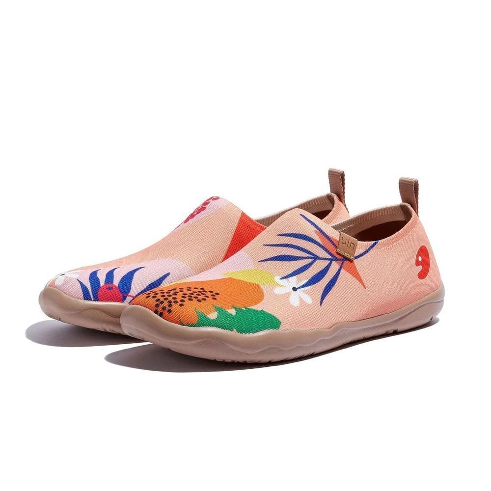 UIN Colorful Floral Slip-On Flats - Picture 3 of 7